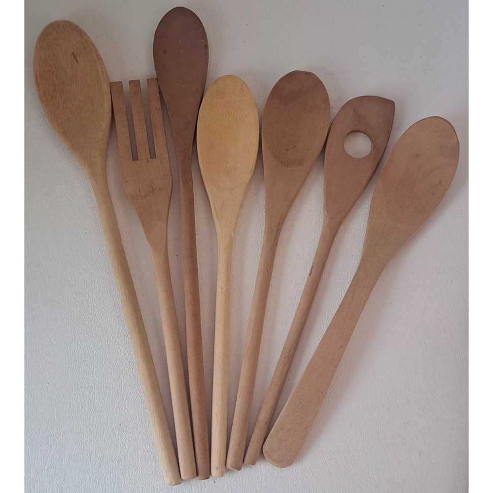 Wooden Spoons Vintage Farmhouse Utensils Great For Crock Pots